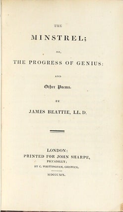 The minstrel; or, the progress of genius: and other poems