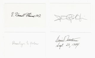 Item #58823 Autographs of twenty-one Nobel laureates in medicine