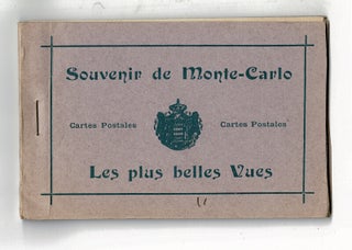 Souvenir de Monte-Carlo. Cartes Postales. Les plus belles vues [wrapper title]