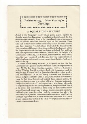 A collection of twenty-four (24) of Eric Partridge's distinctive Christmas and New Year's greeting cards. : various dates as below