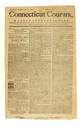 Item #58978 The Connecticut Courant, and Weekly Intelligencer