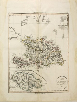 Item #58982 Carta di S. Domingo Giusta quella di Poirson