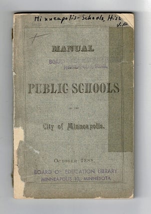 Item #59066 Manual of the public schools of the city of Minneapolis