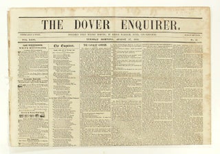 Item #59092 The Dover Enquirer. Vol.XXVI. No. 12