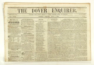 Item #59109 The Dover Enquirer. Vol. XXVIII. No. 2