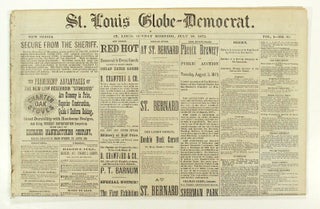 Item #59125 St. Louis Globe-Democrat. Vol. 1. No. 60