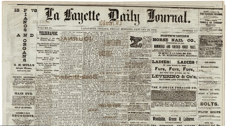 Item #59190 La Fayette Daily Journal. Volume 31. Number 117