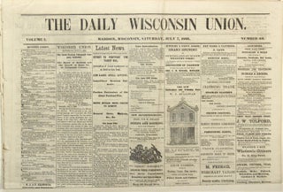 Item #59218 The Daily Wisconsin Union. Volume 1. Number 69