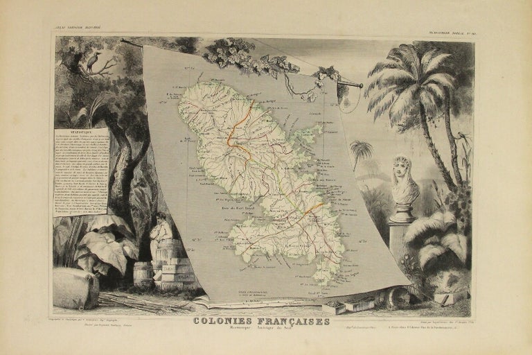 Item #59271 Colonies Françaises Martinique Amérique du Sud. Victor Levasseur.