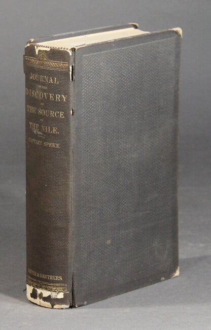 Item #59375 Journal of the discovery of the source of the Nile. John Hanning Speke.