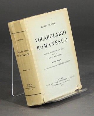 Item #59441 Vocabolario Romanesco. Edizione postuma delle schede a cura di Bruno Migliorini....