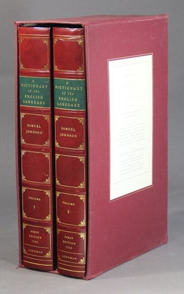 Item #59915 A dictionary of the English language in which the words are deduced from the...