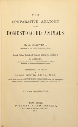 The comparative anatomy of the domesticated animals