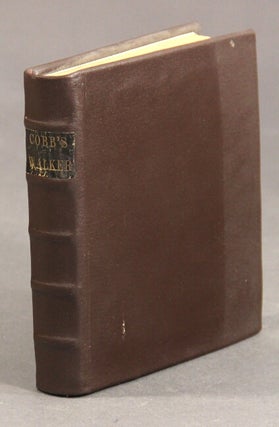 Item #60001 Cobb's abridgment of J. Walker's Critical Pronouncing Dictionary, and Expositor of...