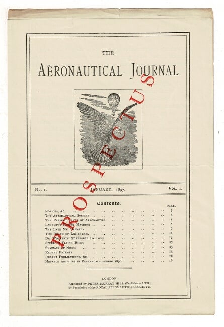 Item #60092 The aeronautical journal
