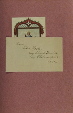 Victorian scrapbook of die-cut cards and notes