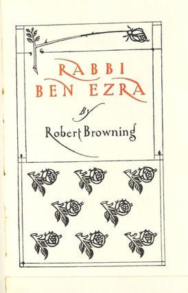 Rabbi Ben Ezra.