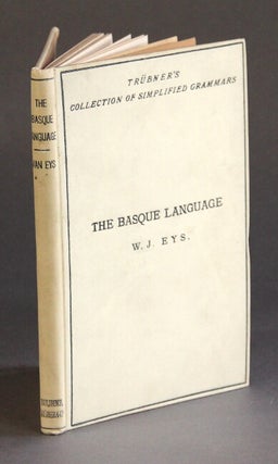 Item #60165 Outlines of Basque grammar. Willem J. van Eys