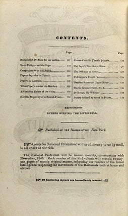 The national protestant magazine. Volume III, no. 1 to volume III, no. 12