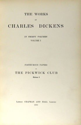 The works of Charles Dickens in thirty volumes