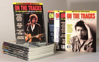 Item #60629 On the tracks. The unauthorized Bob Dylan magazine. Mick McCuiston, Laurie McCuiston