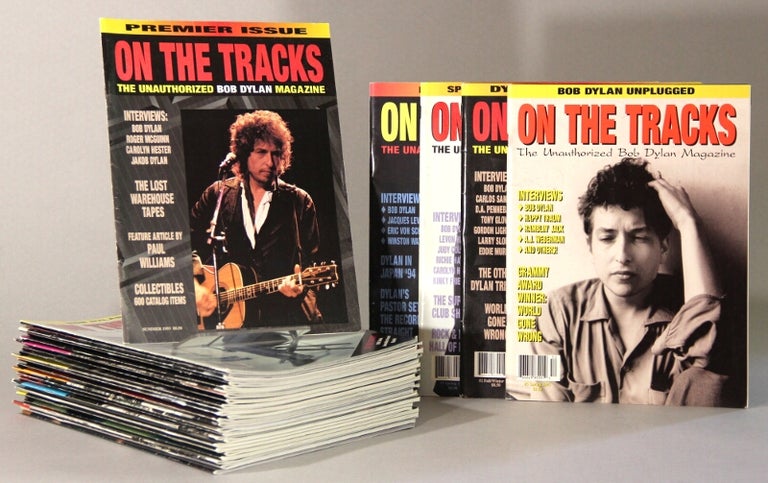 Item #60629 On the tracks. The unauthorized Bob Dylan magazine. Mick McCuiston, Laurie McCuiston.