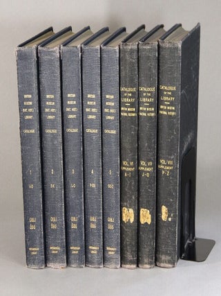 Item #60663 Catalogue of the books, manuscripts, maps and drawings in the British Museum (natural...