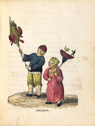 China in miniature; containing illustrations of the manners, customs, character and costumes of the people of that empire. With 16 colored engravings