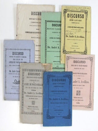 Item #60709 Discurso recitado na sessao solemne d'abertura das aulas no lyceu de Ponta-Delgada...