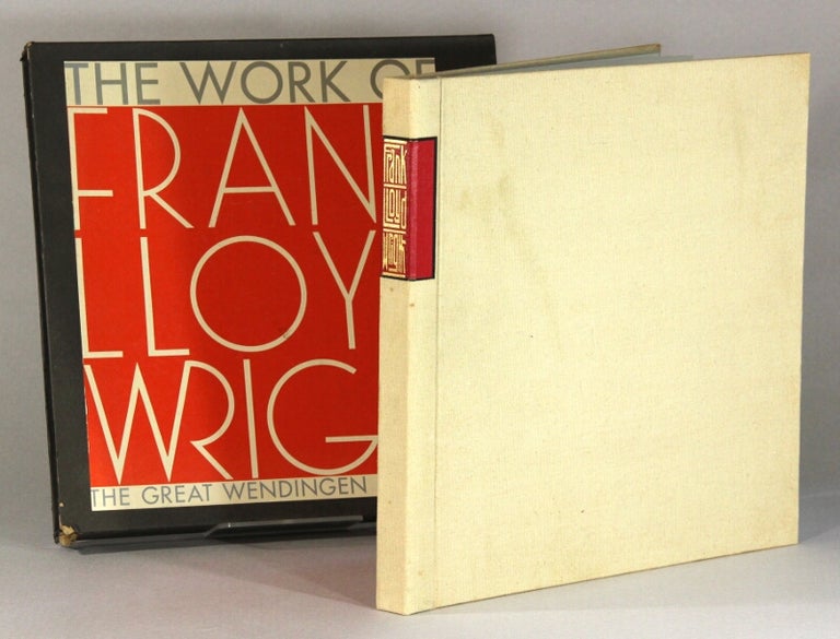 Item #60724 The work of Frank Lloyd Wright ... An introduction by the architect H. Th. Wijdeveld and many articles by famous European architects and American writers ... Introduction written for this edition by Mrs. Frank Lloyd Wright. Frank Lloyd Wright.