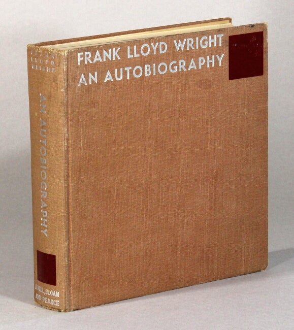 Item #60742 An autobiography. Frank Lloyd Wright.
