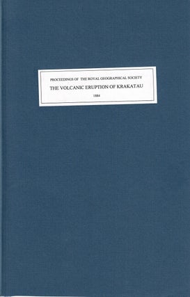 Item #60766 The volcanic eruption of Krakatau. With a map
