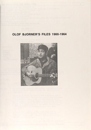 Olof Bjorner's files 1960-[1995]