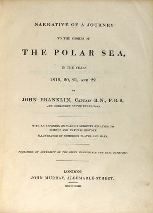 Narrative of a journey to the shores of the polar sea, in the years 1819, 20, 21, and 22 ... with an appendix on various subjects relating to science and natural history