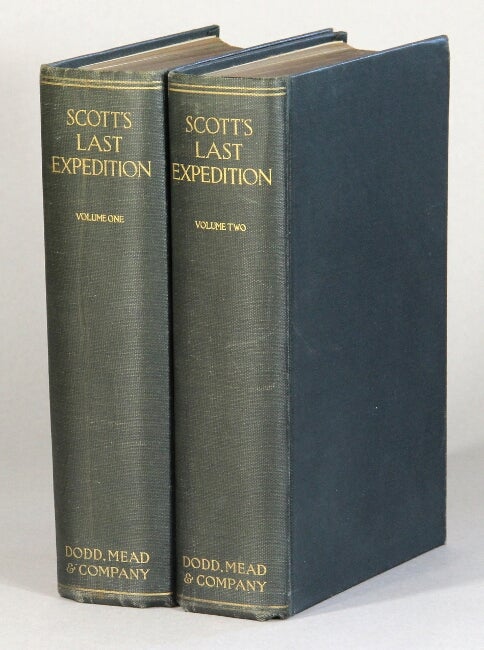 Item #61097 Scott's last expedition. Volume I being the Journals of Captain R.F. Scott. Volume II being the Reports of the Journeys and the Scientific Work undertaken by Dr. E.A. Wilson and the Surviving Members of the Expedition, arranged by Leonard Huxley. With a preface by Sir Clements R. Markham. Robert F. Scott, Capt.