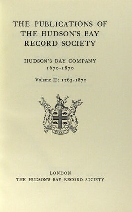 The history of the Hudson's Bay Company 1670-1870 ... with a foreword by the Right Honourable Sir Winston Churchill