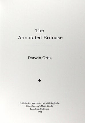 The annotated Erdnase