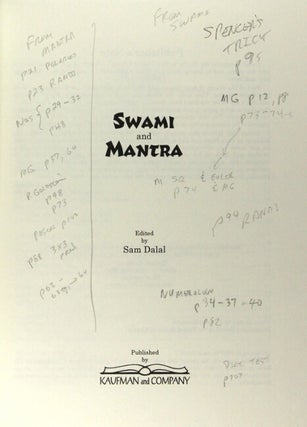 Swami and Mantra