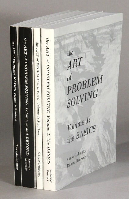 Item #61195 The art of problem solving. Sandor Lehoczky, Richard Rusczyk.