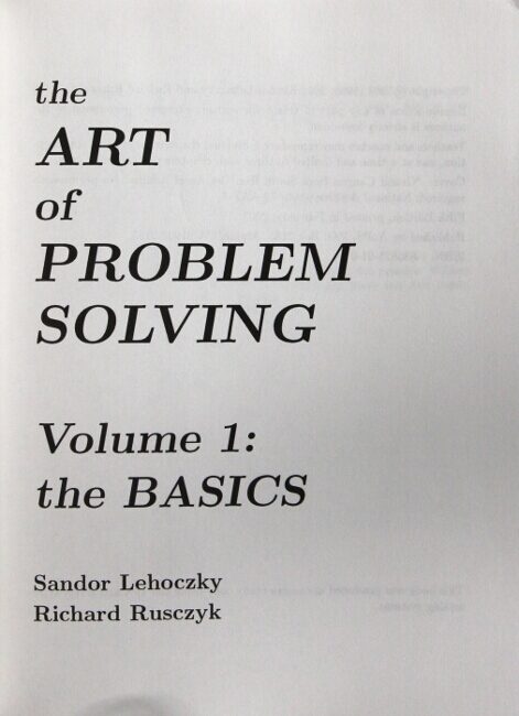 Richard Rusczyk Ripped Art Of Problem Solving Logo The Art Of Empathetic Problem Solving