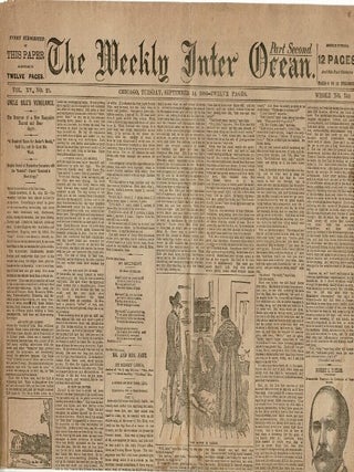Item #61255 The Weekly Inter Ocean. Vol. XV. No. 25