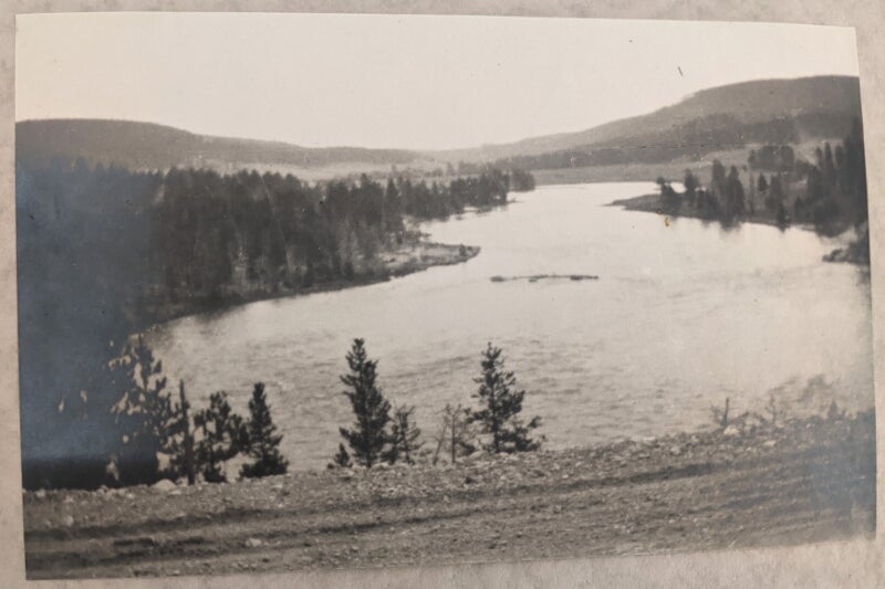 Yellowstone Camping Trip | Milton P. Higgins, photographer Jack Ellis ...