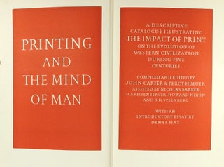 Printing and the mind of man. A descriptive catalogue illustrating the impact of print on the evolution of western civilization