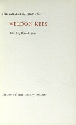 The collected poems. Edited by Donald Justice
