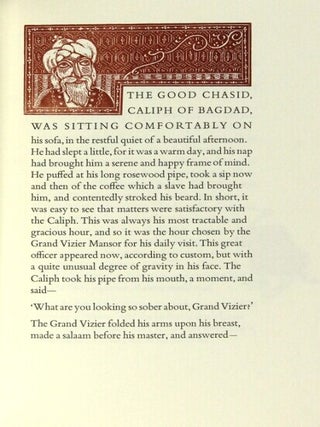 Tale of the Caliph Stork. Mark Twain, translator. Illustrated by Eleanor Simmons