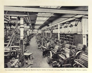 Phénix presse à platine. J. G. Schelter & Giesecke Fabrique de Machines