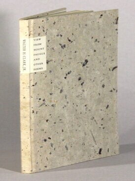 Item #61786 View from Mount Paugus and other poems. Walter H. Clark, Jr