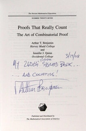 Proofs that really count. The art of combinatorial proof