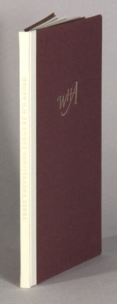Item #61985 Three unpublished poems ... Introduction by Edward Mendelson. W. H. Auden