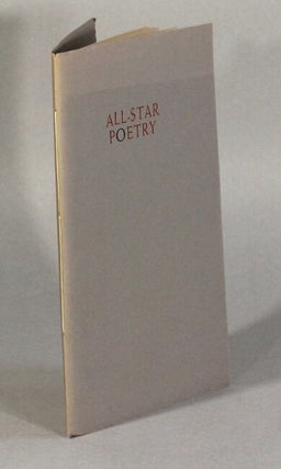 Item #62042 All-$tar poetry. Arthur Lublow, James Vrabel, Sue Goldwitz, Charles Mango